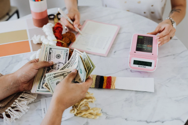 paying bills